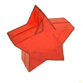 Bank - Star - Translucent Red